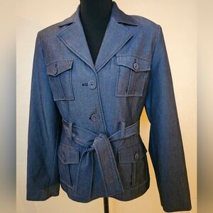 Women's Blue Blazer Jacket